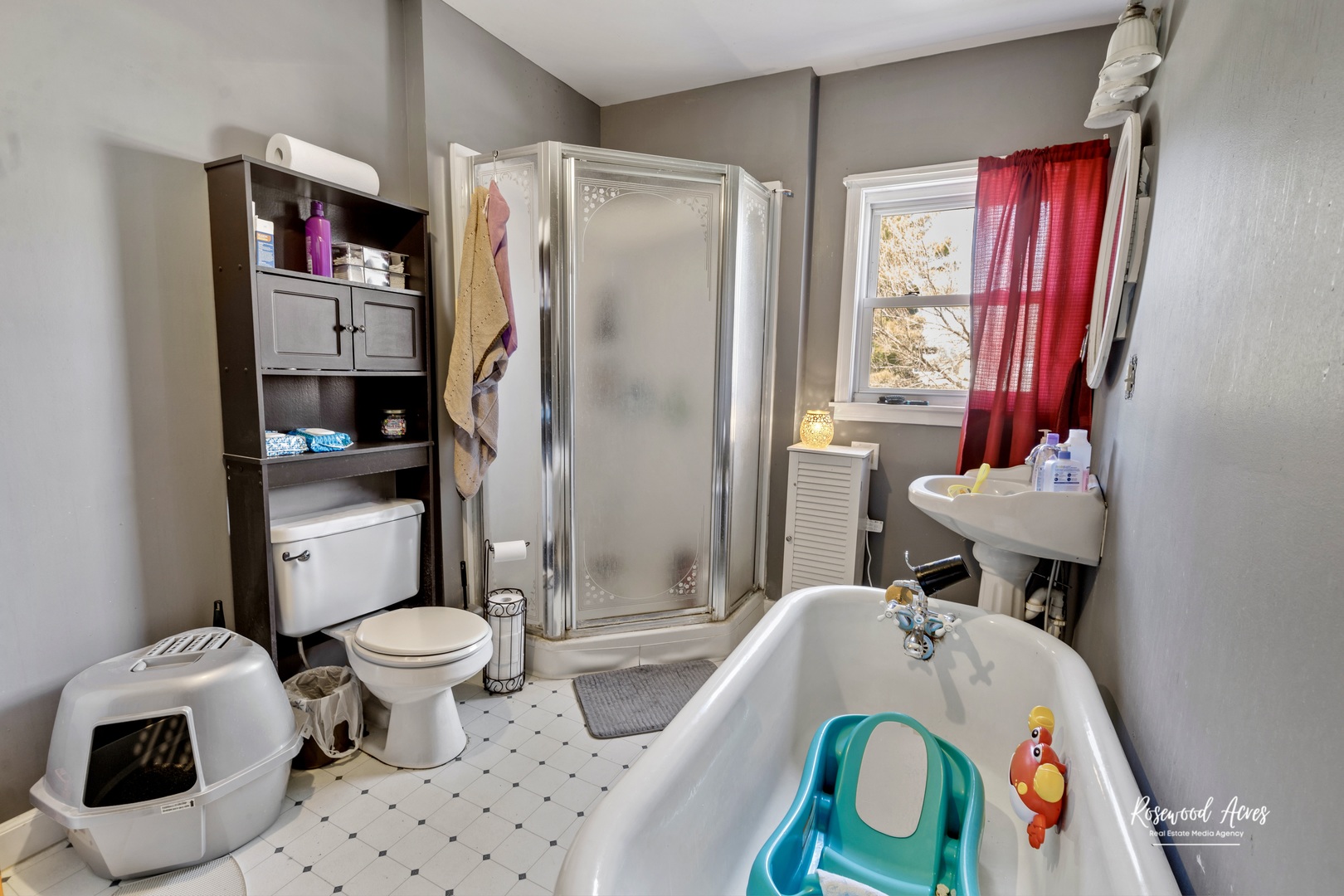 321 East Jackson Street Cullom, IL 60929 - Photo 15 of 22 a bathroom with a sink toilet and shower
