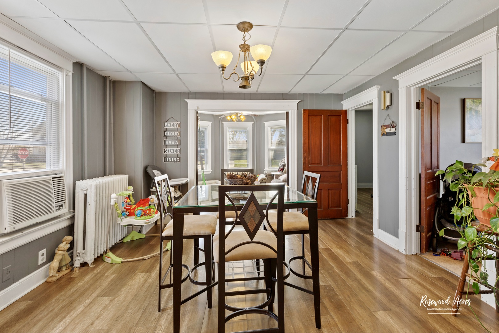321 East Jackson Street Cullom, IL 60929 - Photo 6 of 22 a view of a dining room with furniture window and wooden floor