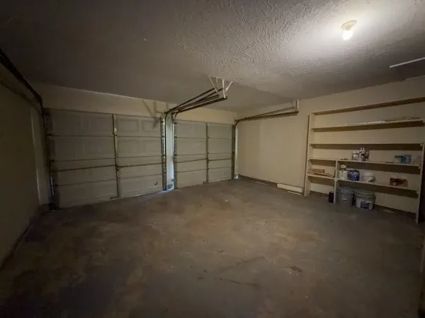 a view of a car garage