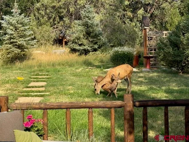 a view of a lake and outdoor space