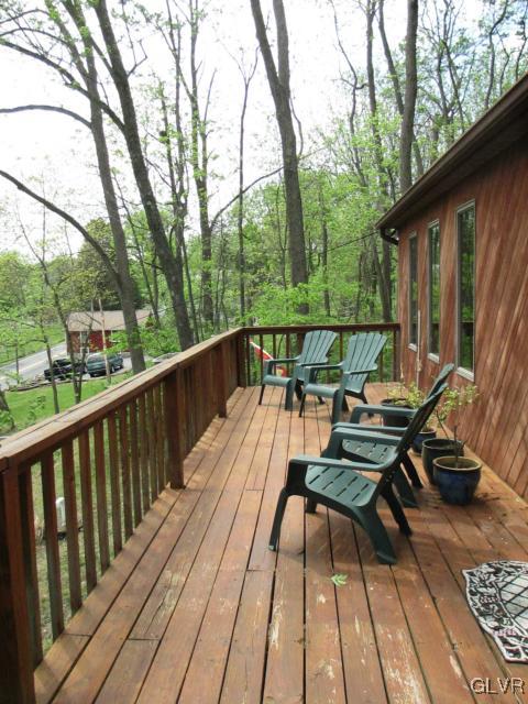 317 Filetown Road Nazareth, PA 18064 - Photo 17 of 37 a view of balcony with chairs and wooden fence