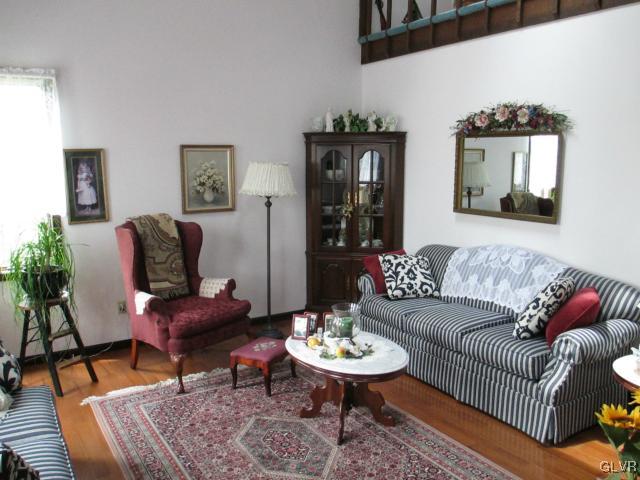 317 Filetown Road Nazareth, PA 18064 - Photo 5 of 37 a living room with furniture and a wooden floor