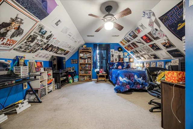 a view of a storage in a room with a lot of stuff