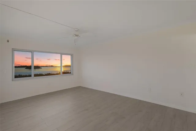 wooden floor in an empty room