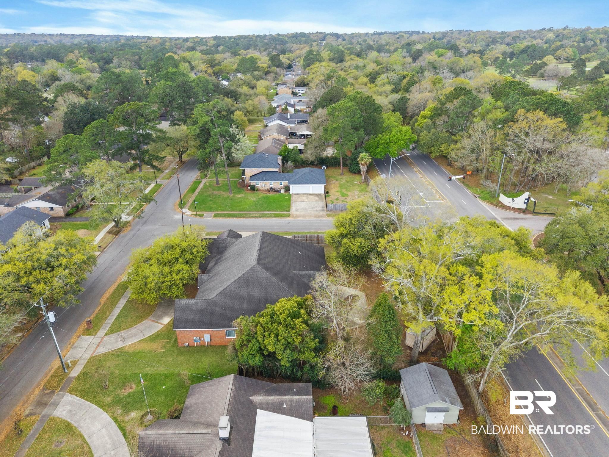 3668 Claridge Road North Mobile, AL 36608 - Photo 98 of 100 Aerial view of residential area