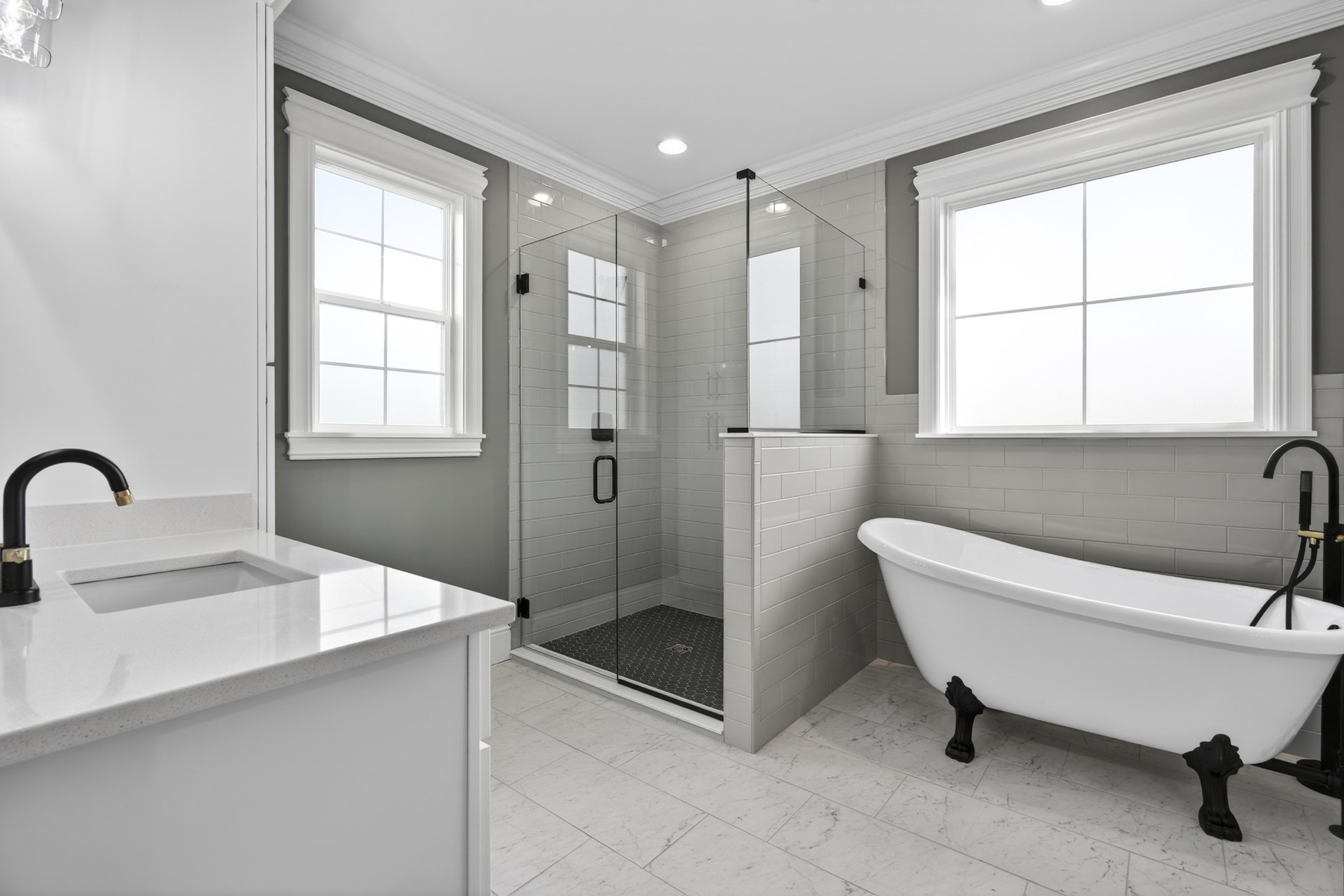 2941 Burgess Falls Road Cookeville, TN 38506 - Photo 31 of 60 a bathroom with a bathtub and a shower