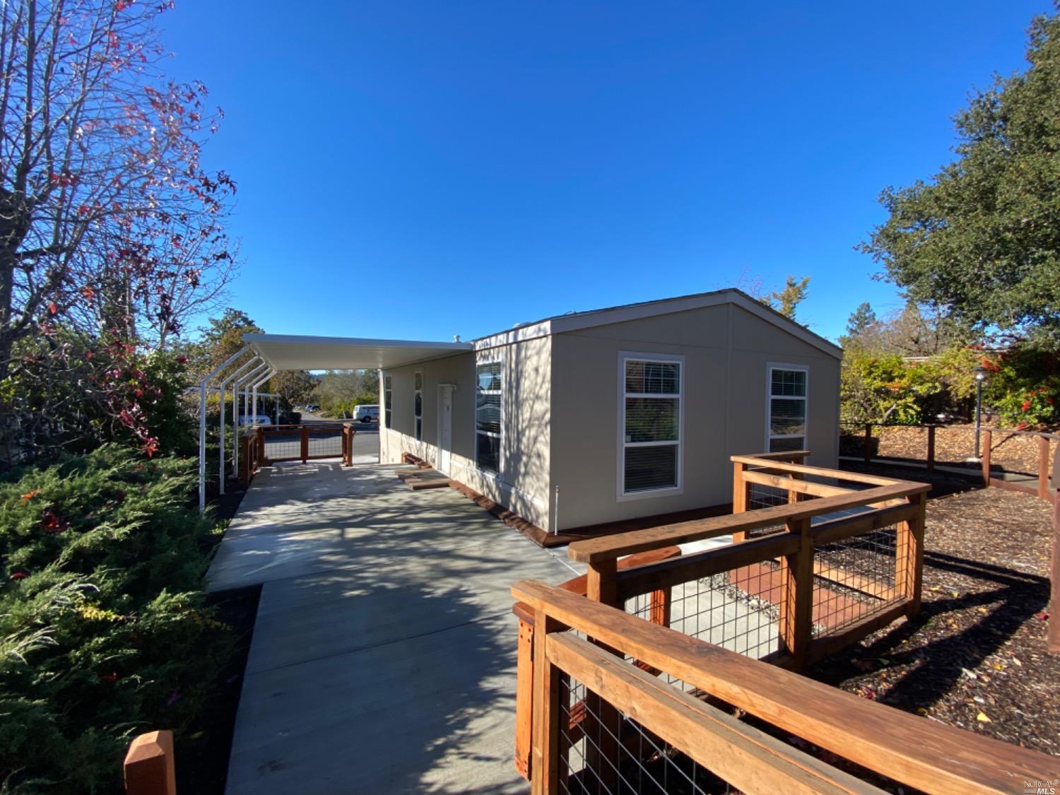 1 Sandstone Court Santa Rosa, CA 95409 - Photo 1 of 1 From back of home showing large patio covered and uncovered.