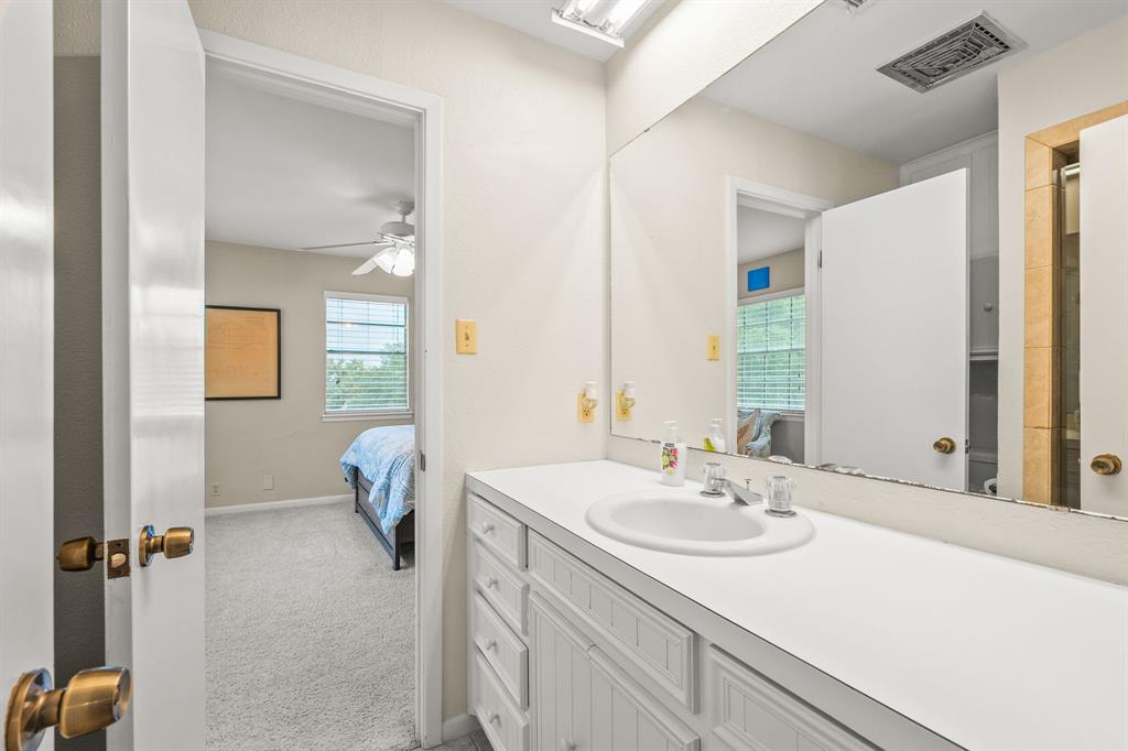 664 Lake Point Loop Pottsboro, TX 75076 - Photo 20 of 40 a bathroom with a sink and a mirror