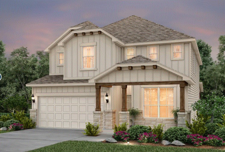 329 Tree Nut Loop Buda, TX 78610 - Photo 1 of 1 a front view of a house with a yard