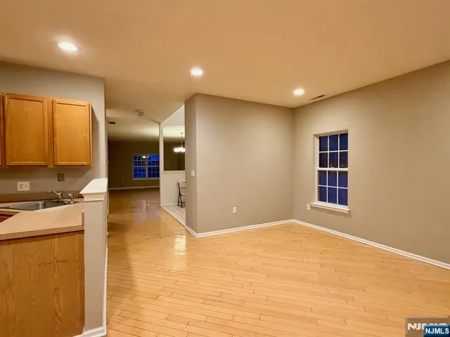 a view of a kitchen with a sink