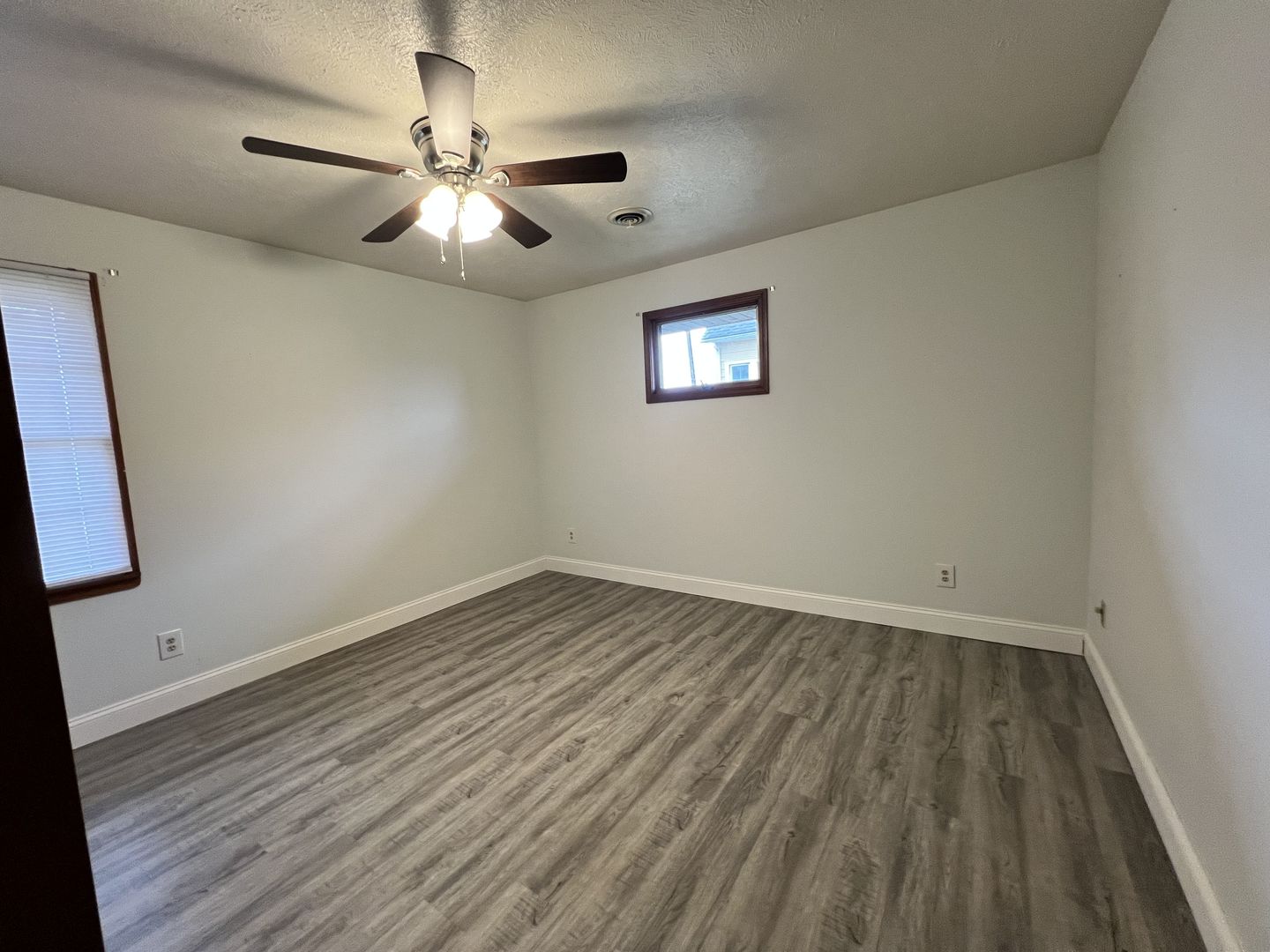 1525 Spruce Street Murphysboro, IL 62966 - Photo 12 of 13 an empty room with wooden floor and windows