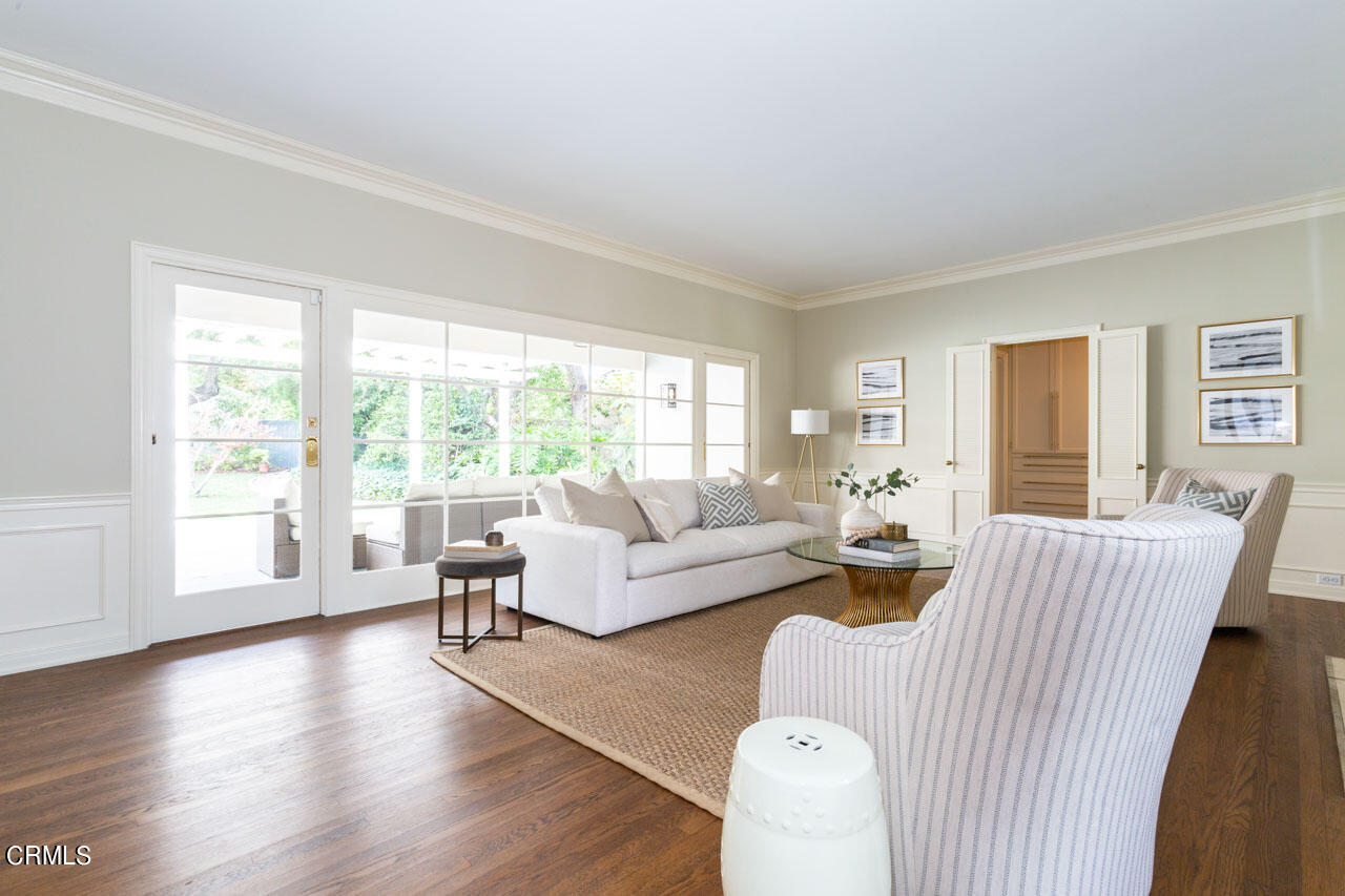 655 Elliott Drive Pasadena, CA 91106 - Photo 11 of 39 a living room with furniture and a large window