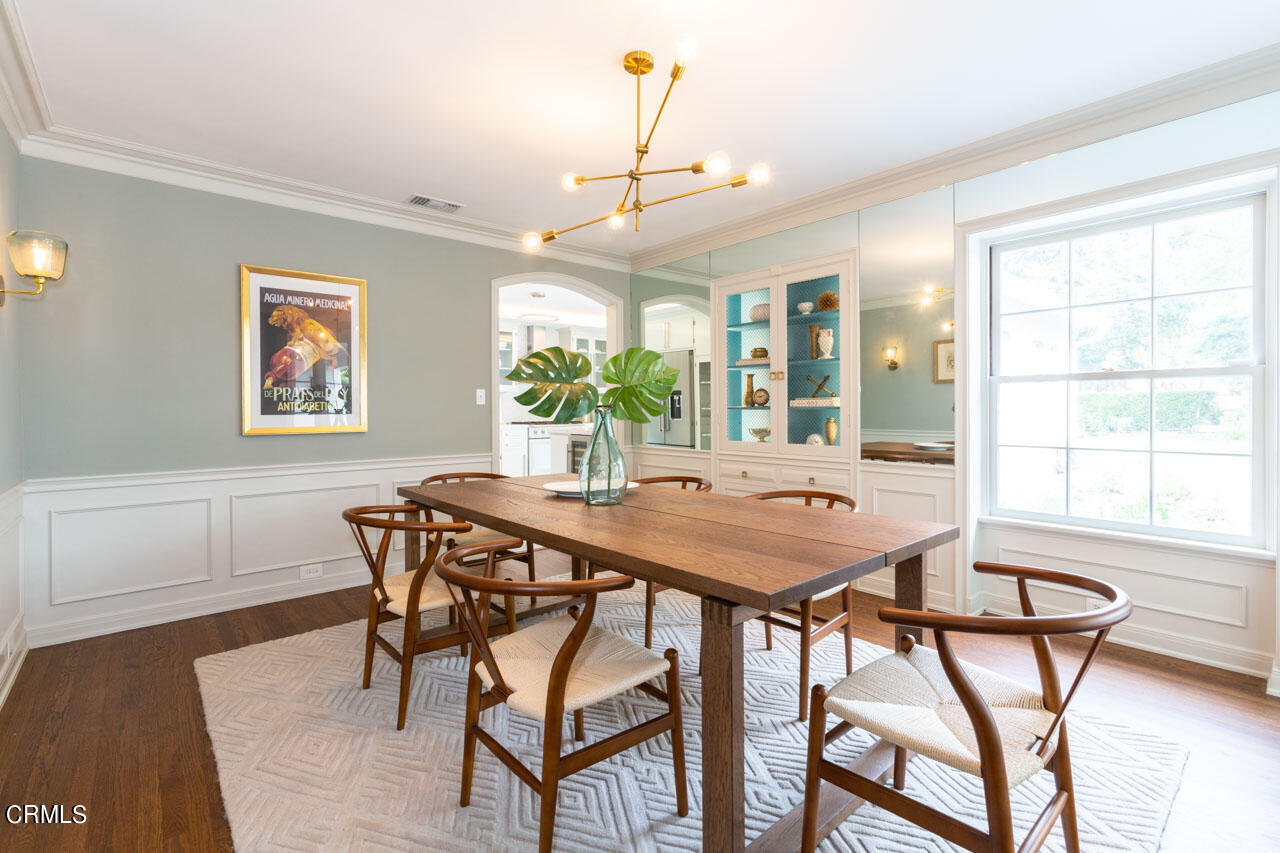 655 Elliott Drive Pasadena, CA 91106 - Photo 12 of 39 a view of a dining room with furniture and window