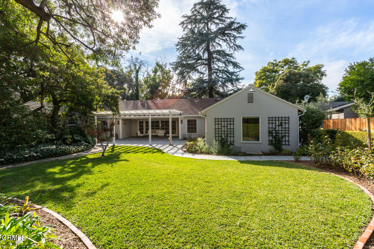 655 Elliott Drive Pasadena, CA 91106 - Photo 37 of 39 a front view of a house with swimming pool having outdoor seating