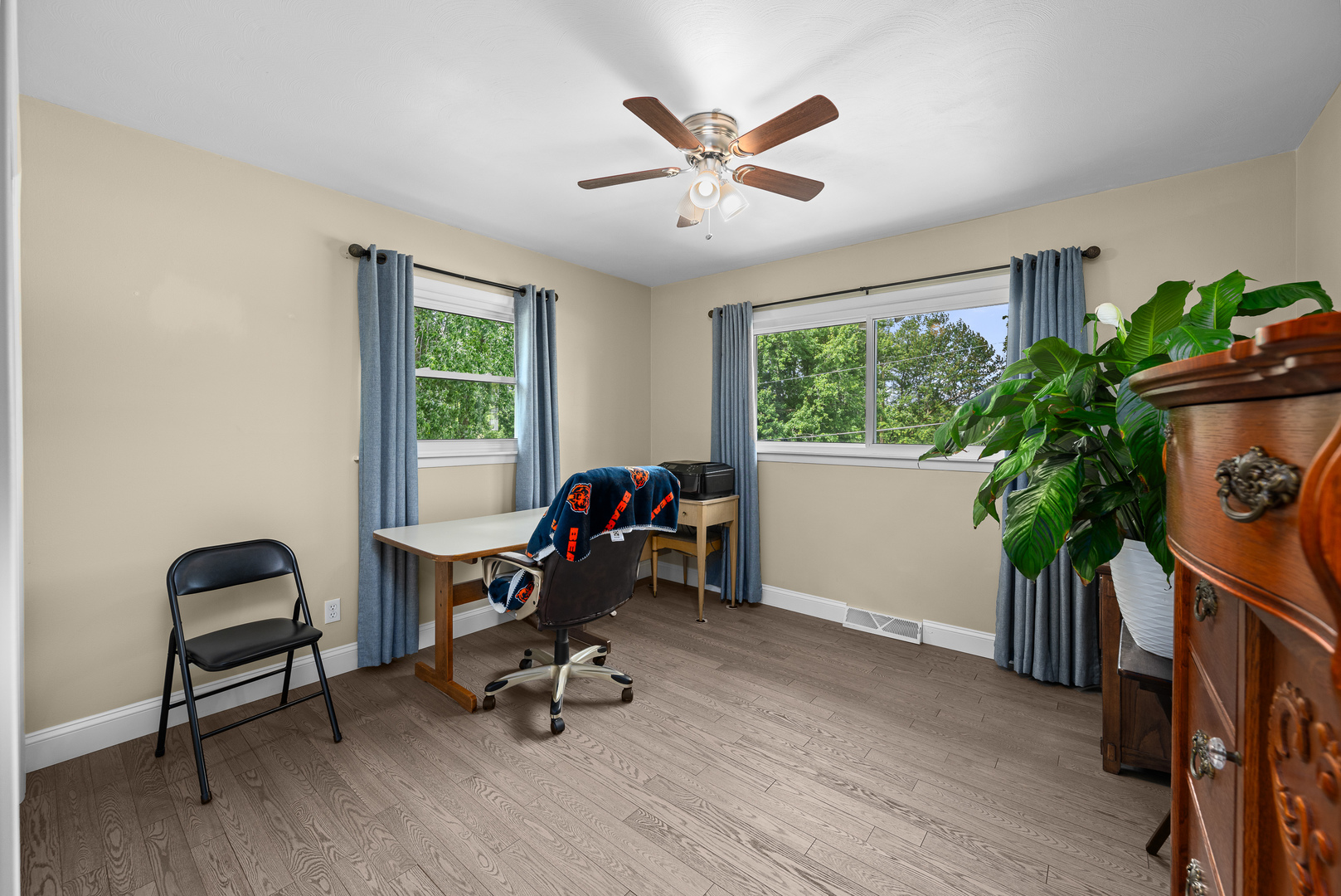 506 Bush Street Reynolds, IL 61279 - Photo 21 of 37 a view of a workspace with furniture and a window