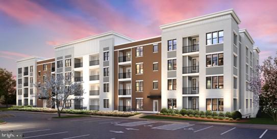 a front view of a building