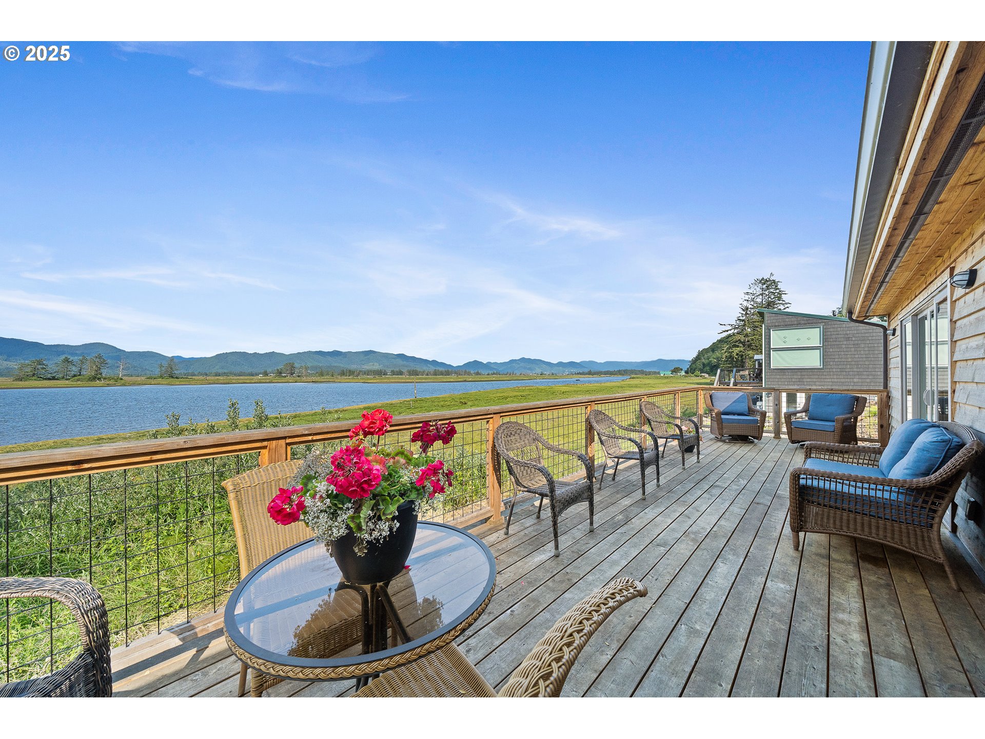 2375 Bayocean Road Northwest Tillamook, OR 97141 - Photo 3 of 37 a view of a chairs and table in the terrace