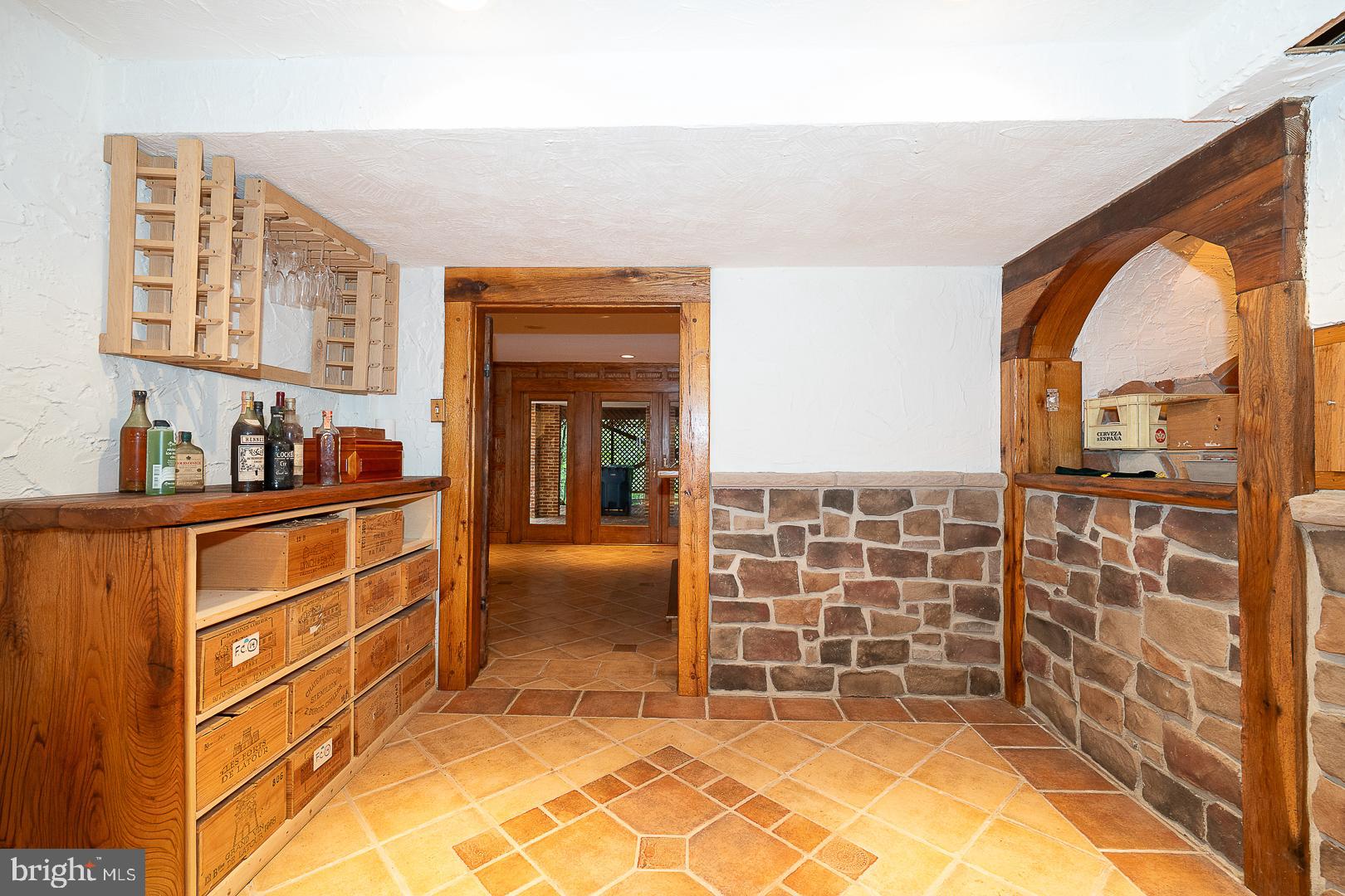 577 Tory Hill Road Devon, PA 19333 - Photo 46 of 63 Wine Cellar with Ceramic Tile Flooring