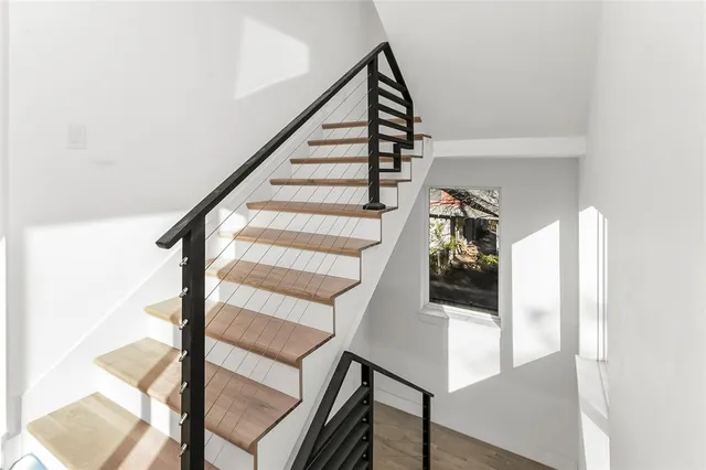 a view of a living room with a balcony