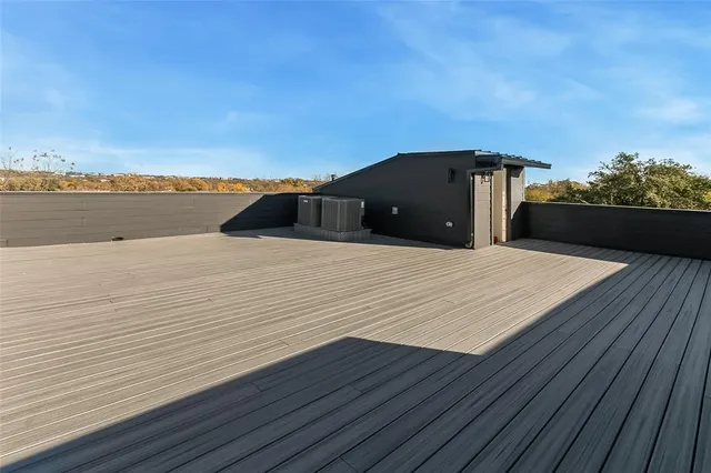 a view of outdoor space and deck