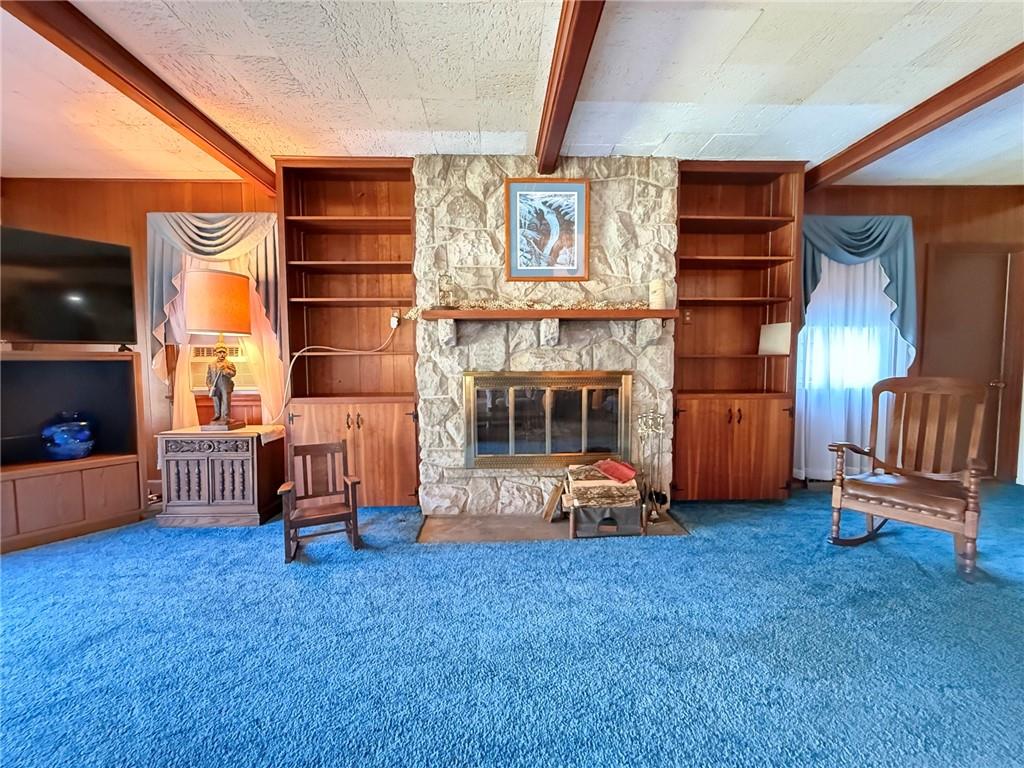 612 Methodist Road Greenville, PA 16125 - Photo 24 of 48 FIREPLACE IN F.R. W/ BUILT IN SHELVES