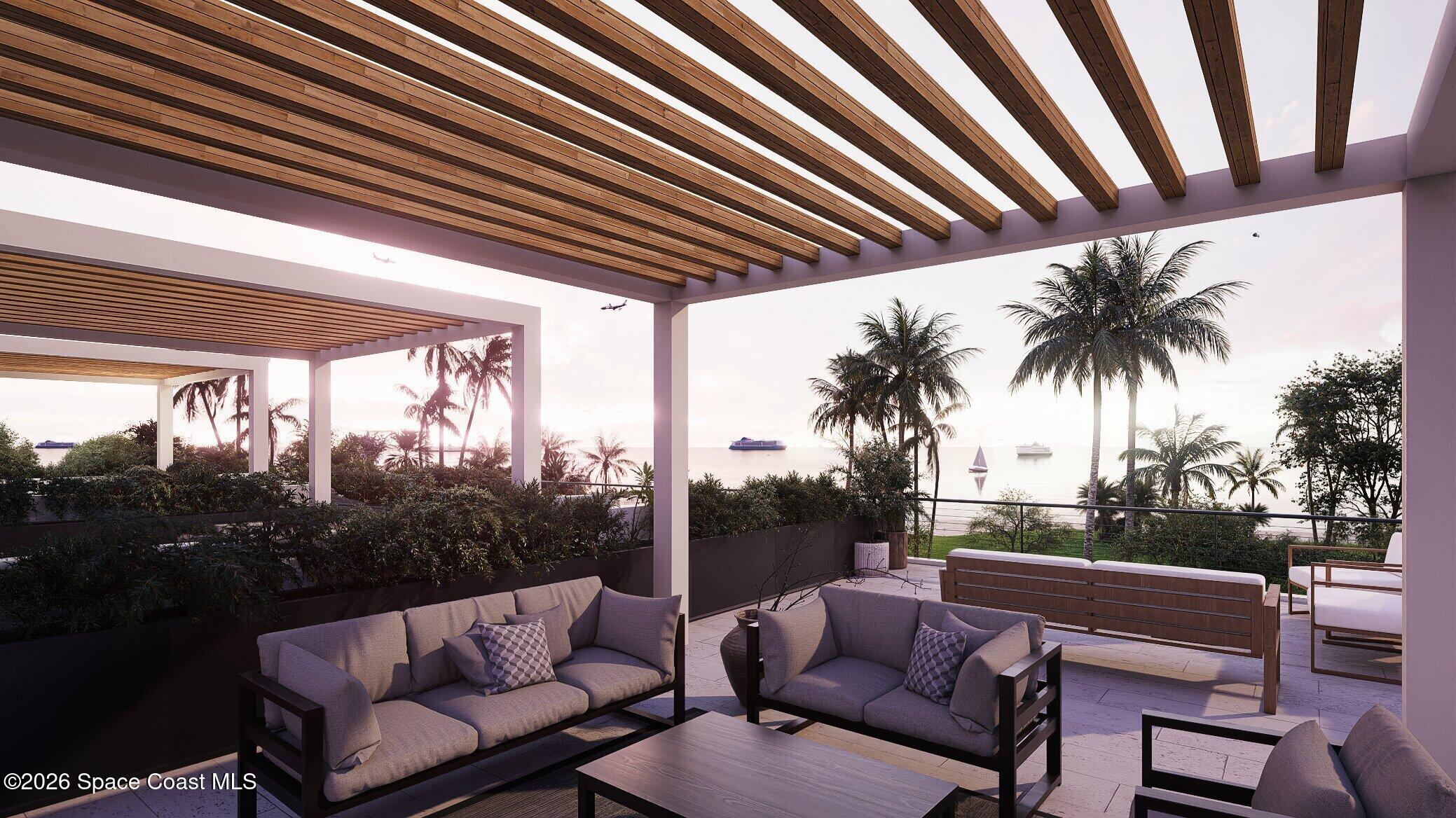 100 Flug Avenue Indialantic, FL 32903 - Photo 9 of 18 a balcony view with a seating space