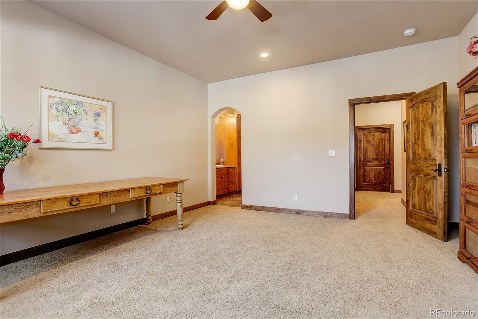 92 Whiskey Jay Hill Road Evergreen, CO 80439 - Photo 37 of 45 a view of an empty room with a window