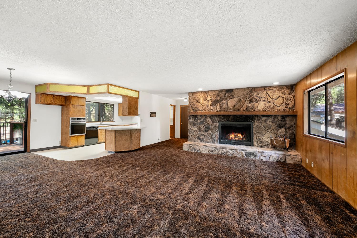 22945 Foresthill Road Foresthill, CA 95631 - Photo 19 of 63 a view of a livingroom with a fireplace