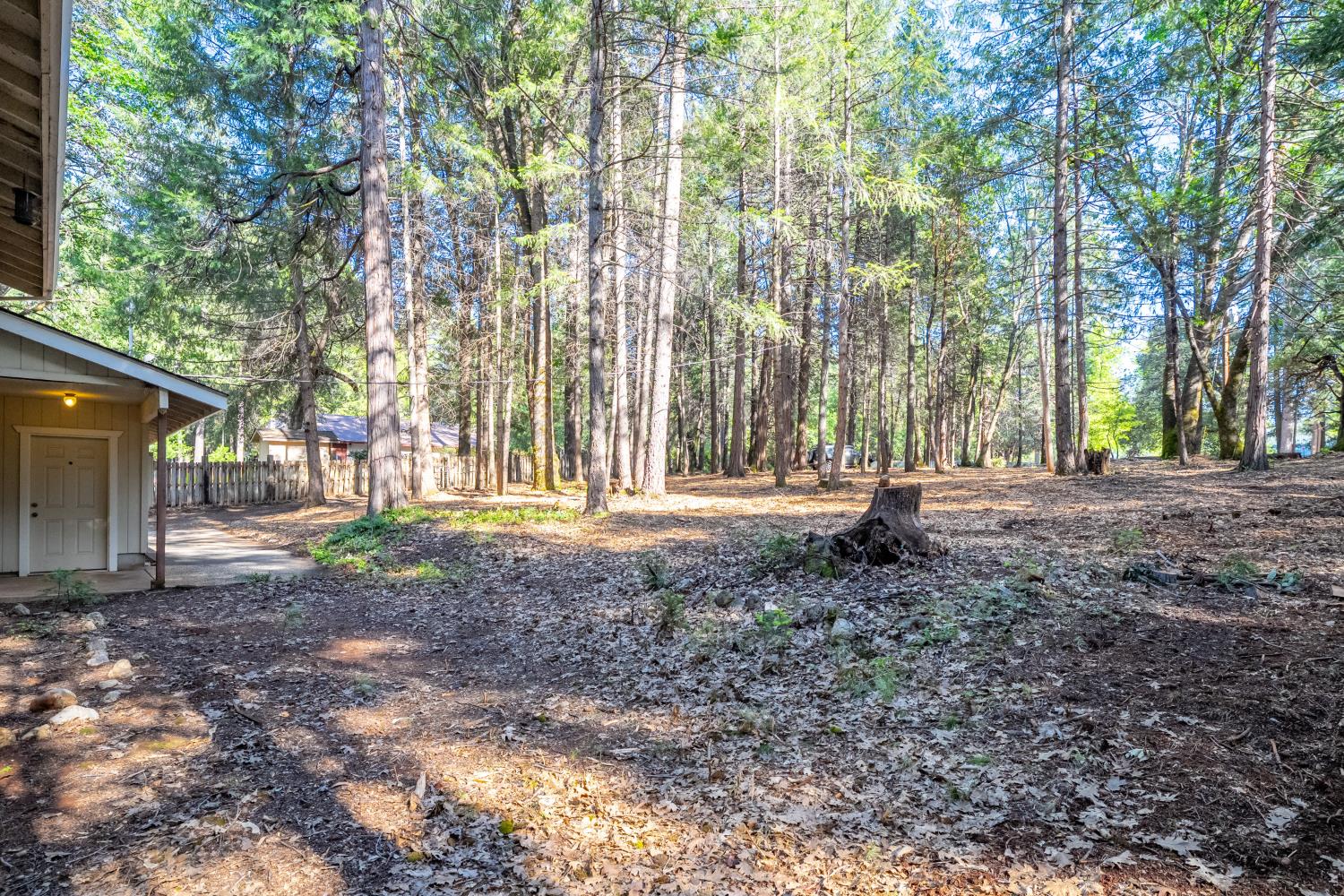 22945 Foresthill Road Foresthill, CA 95631 - Photo 51 of 63 a backyard of a house with lots of green space