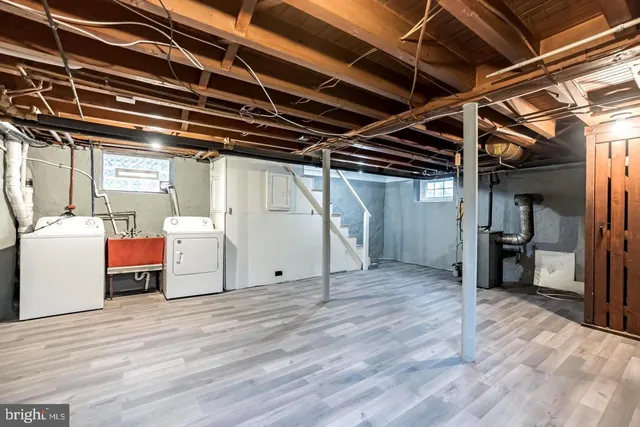 a view of a storage & utility room