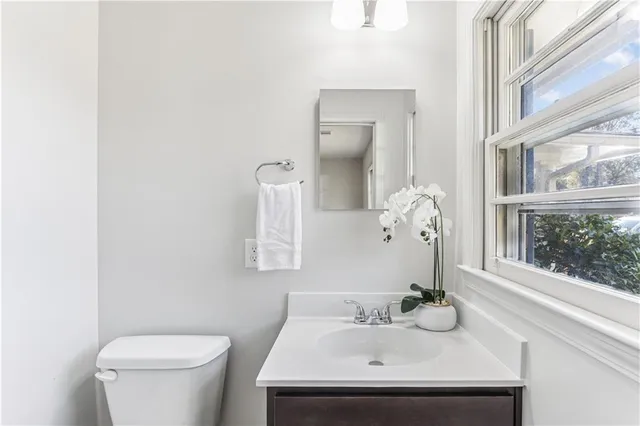 a bathroom with a sink and a toilet