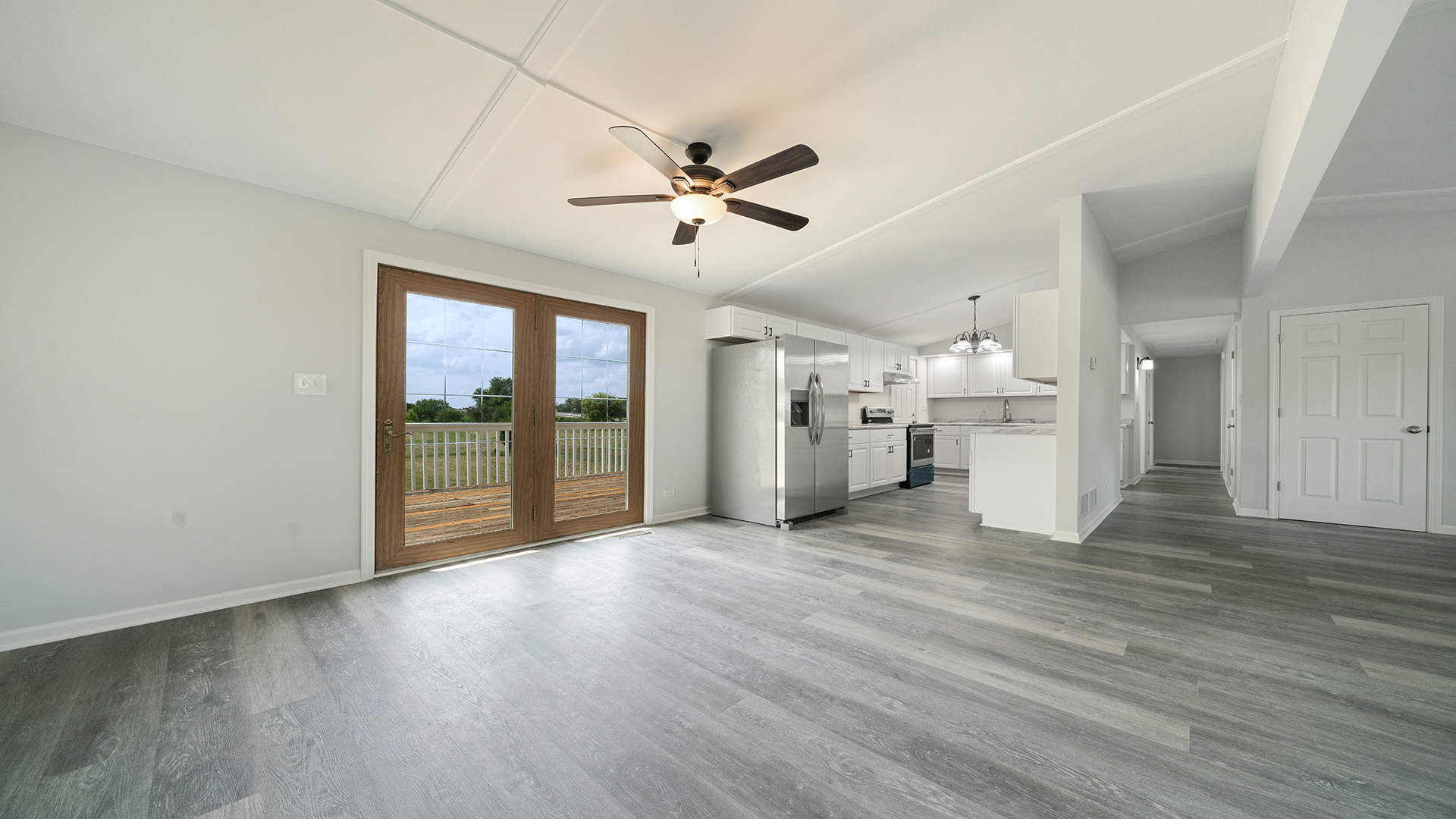 22005 Harmony Road Marengo, IL 60152 - Photo 12 of 49 wooden floor in an empty room with a window