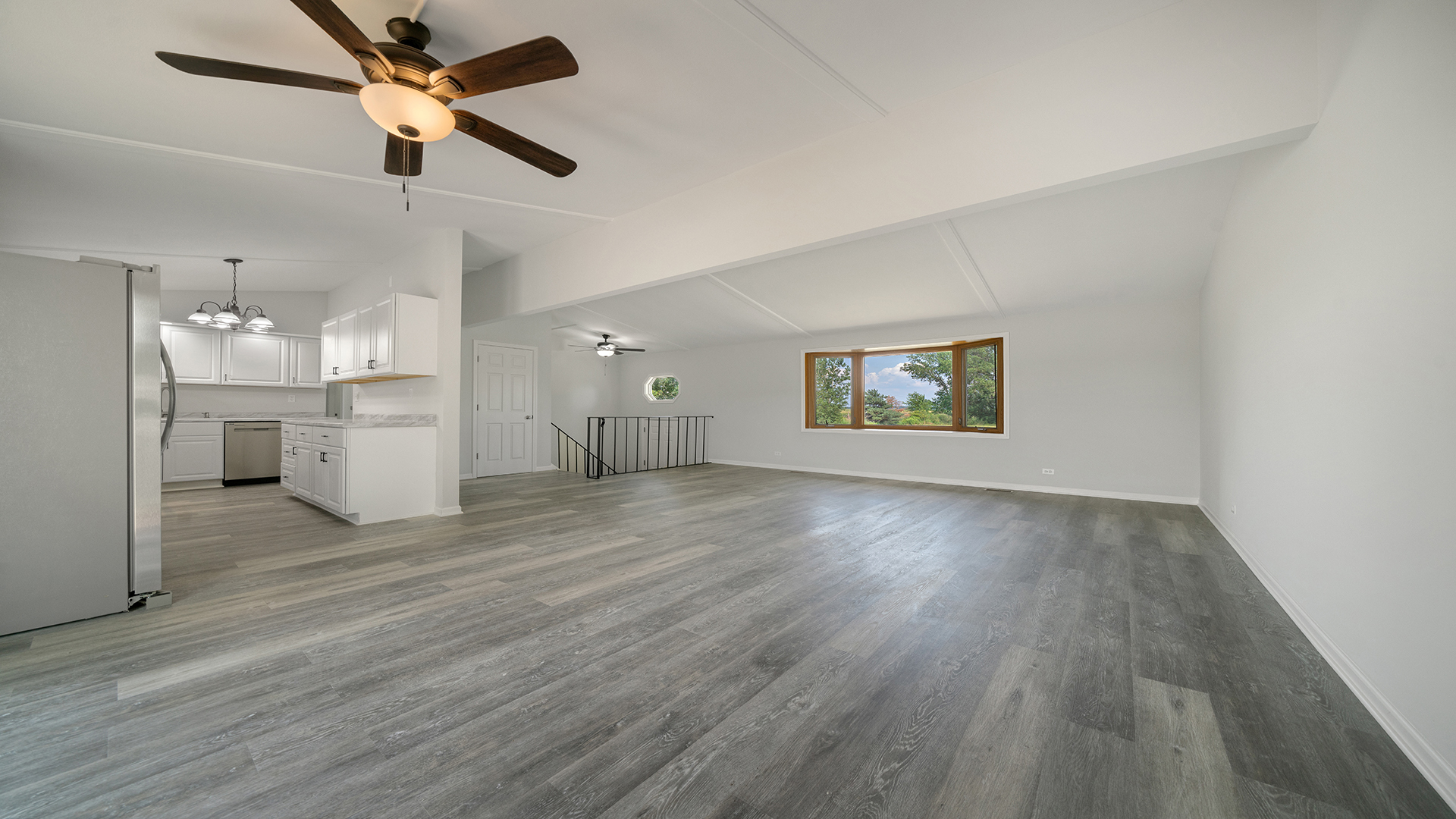 22005 Harmony Road Marengo, IL 60152 - Photo 13 of 49 wooden floor in an empty room with a window