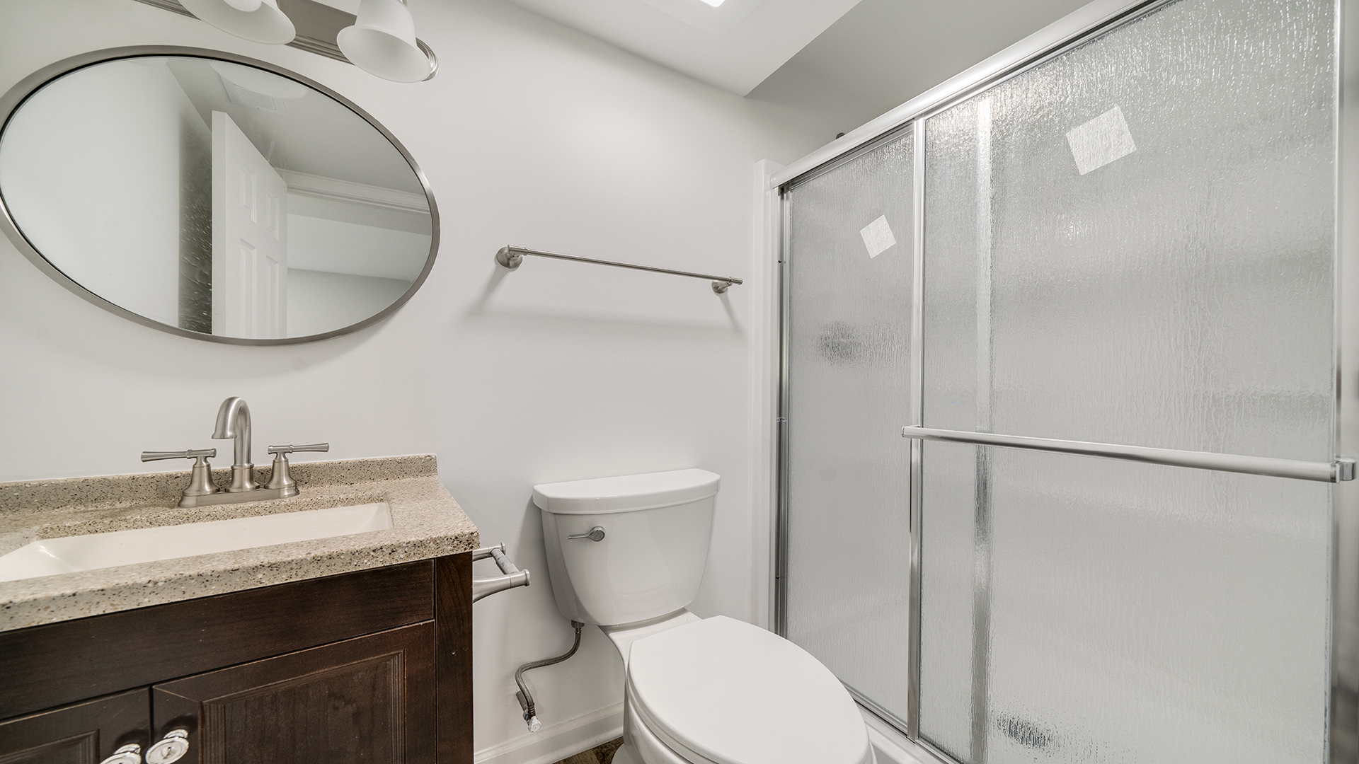 22005 Harmony Road Marengo, IL 60152 - Photo 35 of 49 a bathroom with a sink and a mirror
