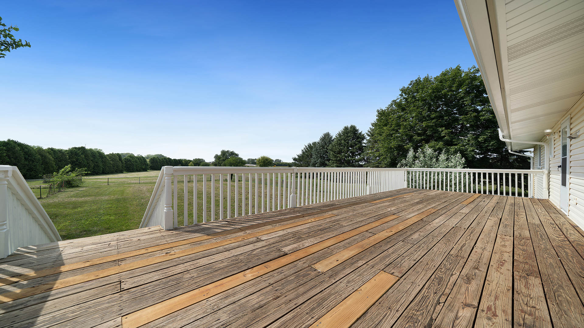 22005 Harmony Road Marengo, IL 60152 - Photo 42 of 49 a view of deck with a lake view