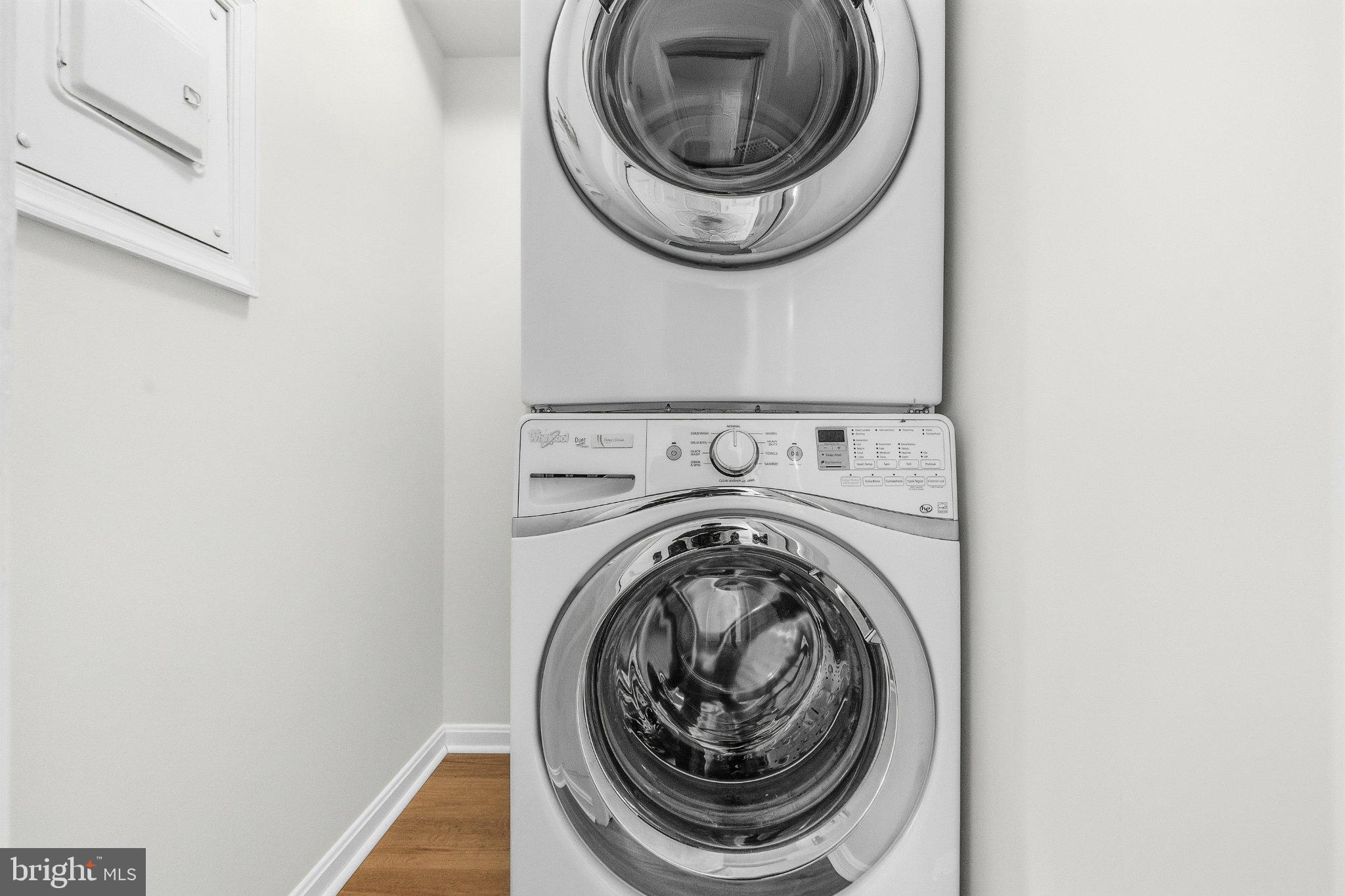 635 Waterloo Road, Unit 222 Warrenton, VA 20186 - Photo 26 of 28 a close up view of a washer and dryer
