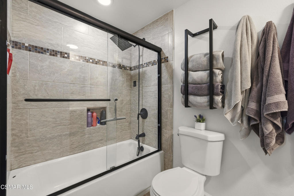 2371 Larch Street Simi Valley, CA 93065 - Photo 30 of 40 a bathroom with a toilet and a shower