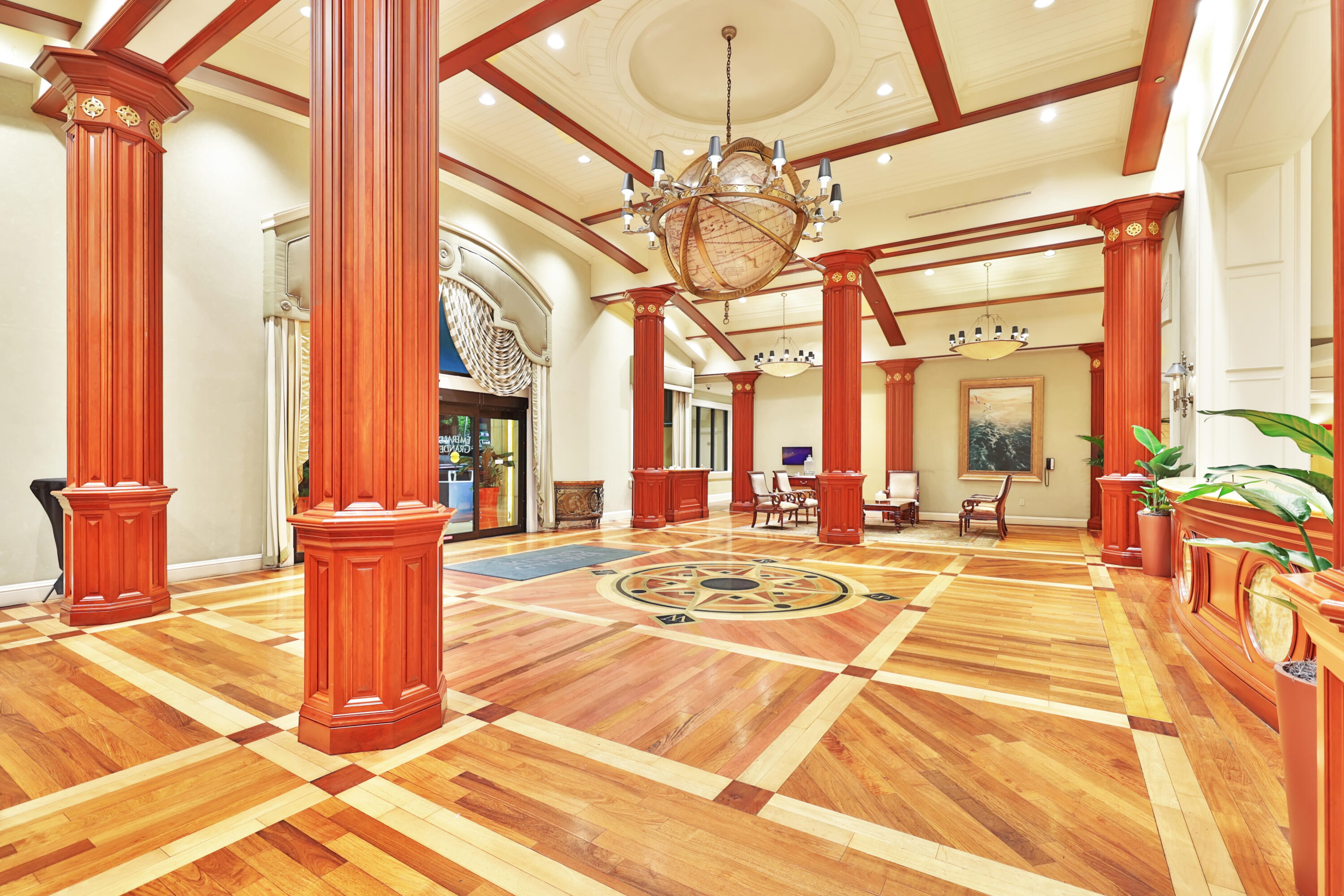 10 Harbor Boulevard, Unit E505F Destin, FL 32541 - Photo 17 of 25 a view of a lobby with furniture and chandelier