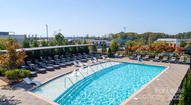 a view of a city with tall buildings