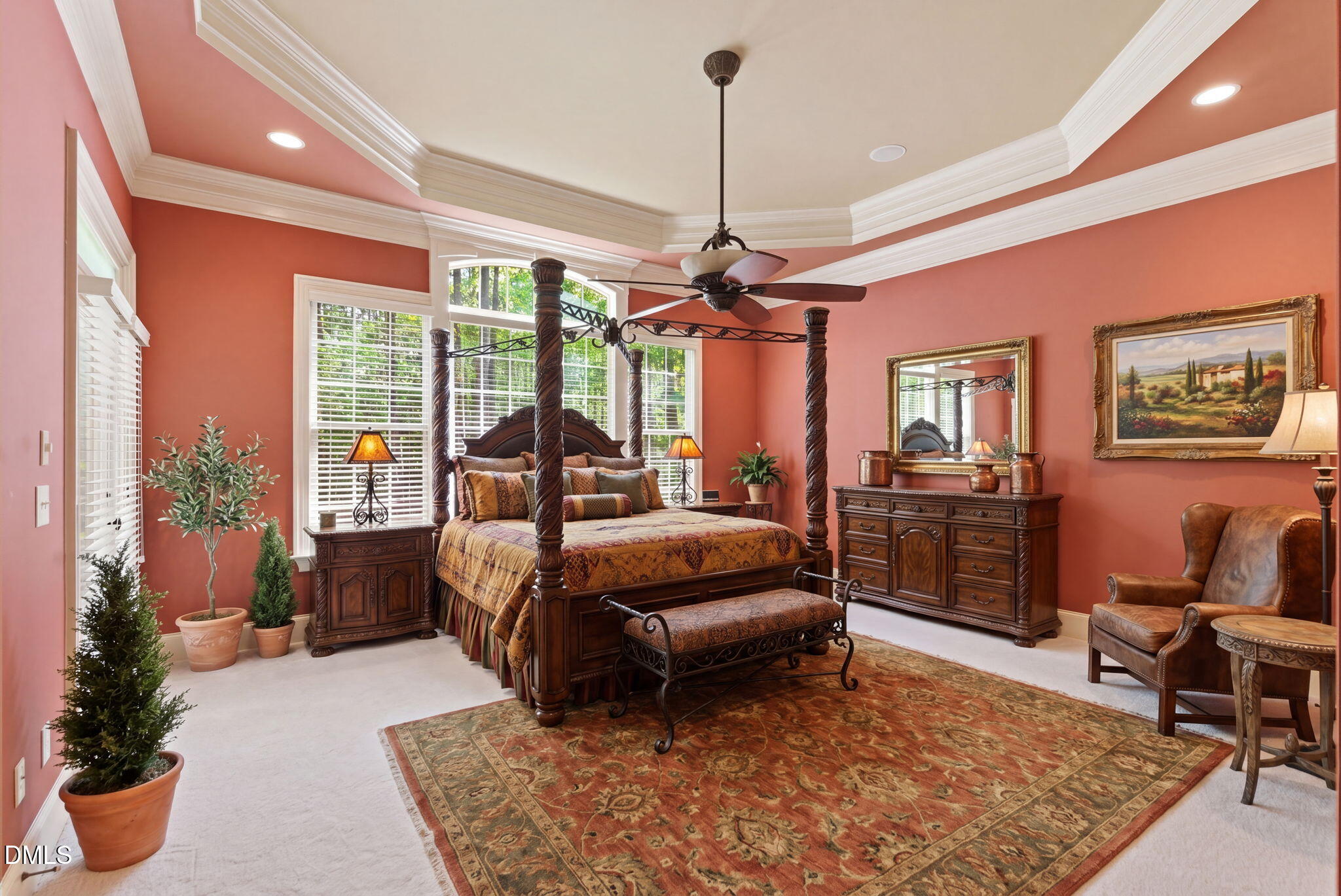2008 Peaceful Road Wake Forest, NC 27587 - Photo 25 of 89 a living room with furniture a chandelier and a rug
