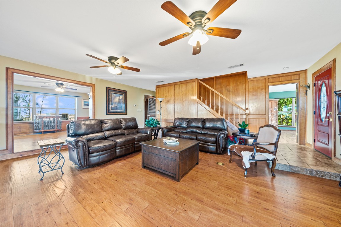25948 Nelson Road Hempstead, TX 77445 - Photo 19 of 50 a living room with furniture and wooden floor