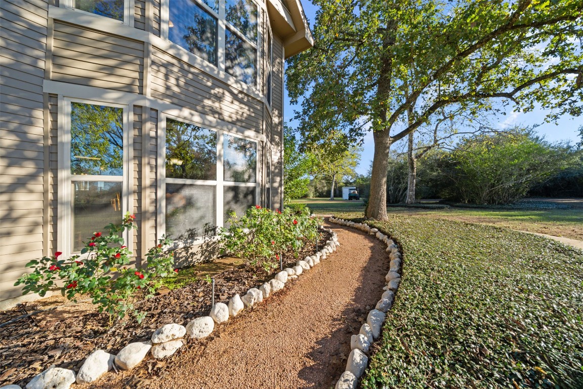 25948 Nelson Road Hempstead, TX 77445 - Photo 37 of 50 a view of a garden with pathway