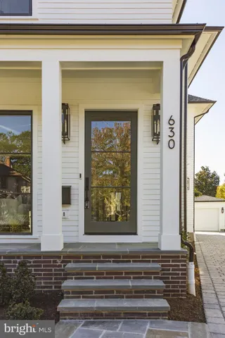 a view of front door