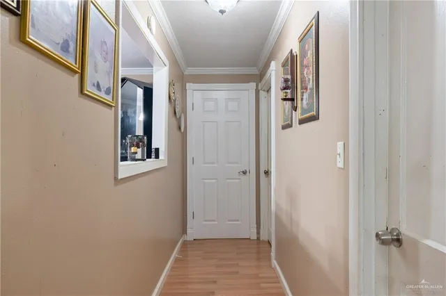 a view of a hallway