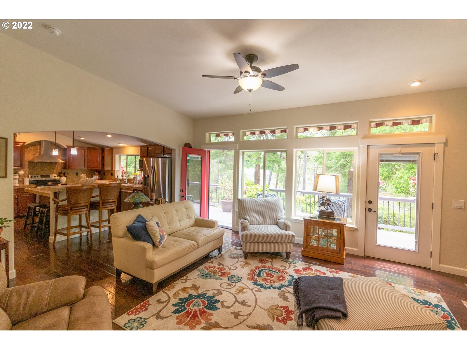 5732 Nicholson Road Florence, OR 97439 - Photo 12 of 31 a living room with furniture and a large window