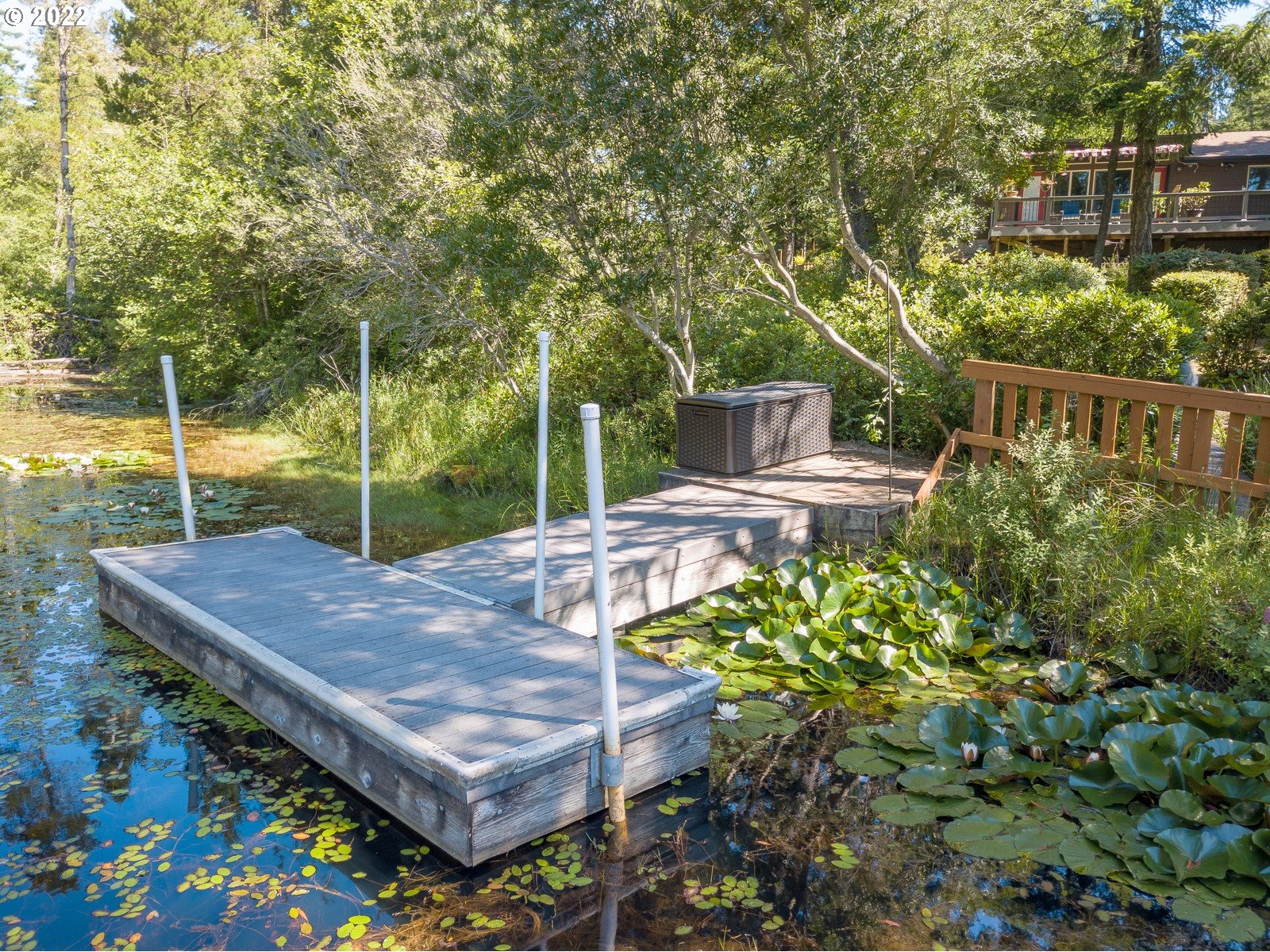 5732 Nicholson Road Florence, OR 97439 - Photo 8 of 31 a view of a backyard with sitting area