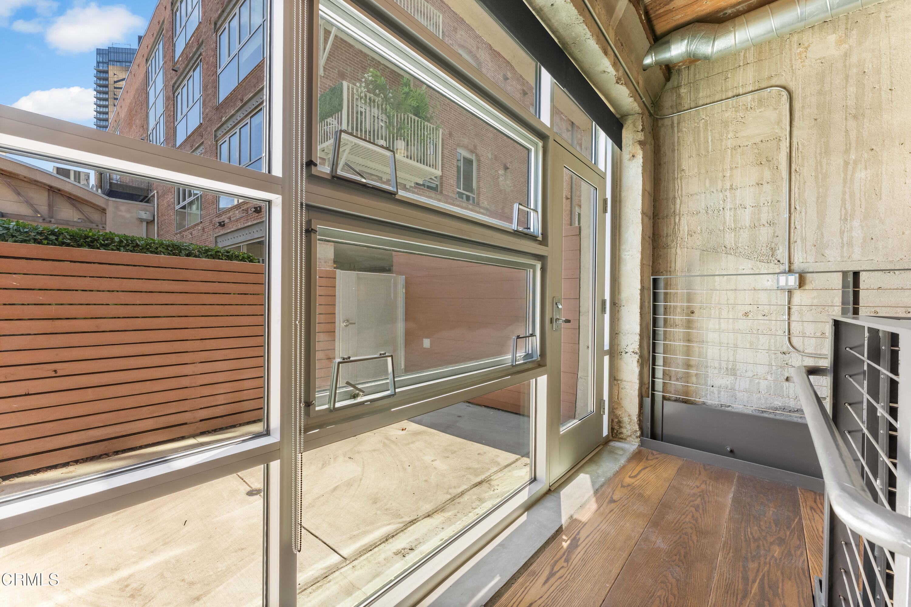 530 South Hewitt Street, Unit 130 Los Angeles, CA 90013 - Photo 23 of 53 a view of a balcony from a door