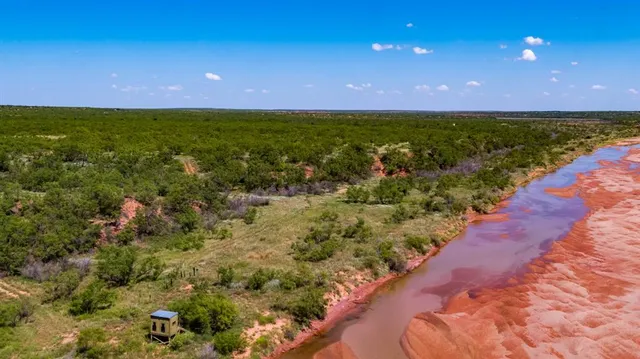 a view of an outdoor space with a lake view
