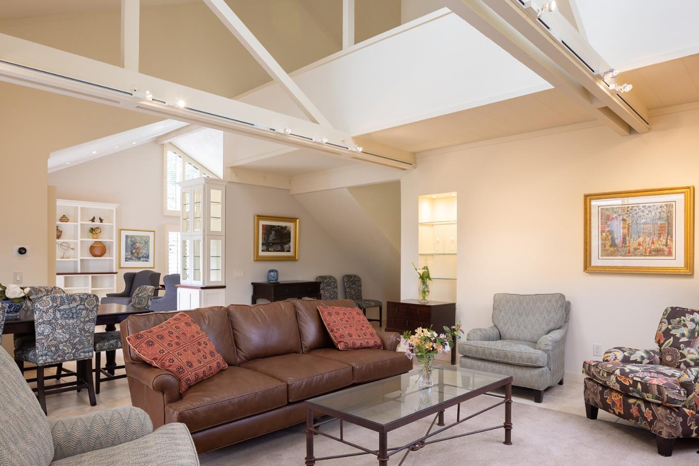 9621 Homestead Road Carmel, CA 93923 - Photo 12 of 30 a living room with furniture and a large window