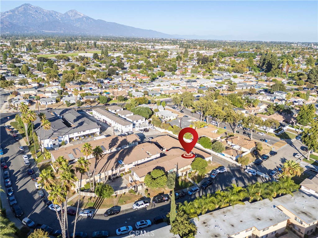 2018 Las Vegas Avenue, Unit 18 Pomona, CA 91767 - Photo 21 of 23 an aerial view of residential building and ocean